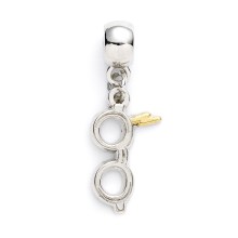 Carat Shop Harry Potter - Lightning Bolt with Glasses Slider Charm Silver (HP0176)