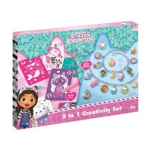 Totum: Gabby's Dollhouse - 2 In 1 Creativity Set (Glitter Charm Bracelets & Spray Pens) (TT420397)
