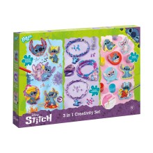 Totum: Disney Stitch - 3 In 1 Creativity Set (Diamond Paint Magnets & Model Paint) (TT700161)