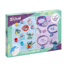 Totum: Disney Stitch - 2 In 1 Creativity Set (Model Paint & Charm Bracelets) (TT700178)