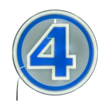 Paladone Marvel: Fantastic 4 - Wall Mountable LED Neon Light (PP14789MUVN)