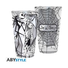 Abysse: The Nightmare Before Christmas - Jack & Sally Large Glass (400ml) (ABYVER146)