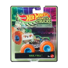 Mattel Hot Wheels: Monster Trucks Glow In The Dark - Haul Y'All Vehicle (JFX21)