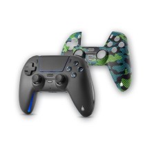 Spartan Gear - Sarissa Wireless Controller (compatible with playstation 5, playstation 4, PC, Switch) (colour: Black + one extra faceplate)