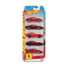 Mattel Hot Wheels: Ferrari - Racing Vehicles Set of 5 (JLN12)