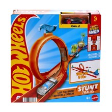 Mattel Hot Wheels Speed Snap: Stunt Tracks - Loop Flag Finish Playset (JHK77)