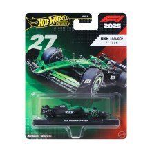Mattel Hot Wheels Premium: F1 – Kick Sauber F1 Team Vehicle (JKD84)