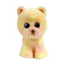AS TY Beanies: Χνουδωτό Beanie Boos Σκύλος Πομεράνιαν σε ανοιχτό κίτρινο χρώμα 15εκ. (1607-37407)