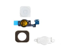 Πλήρες Σετ Κεντρικού Πλήκτρου Apple iPhone 5C Λευκό OEM Type A