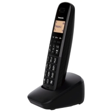 Ασύρματο Ψηφιακό Τηλέφωνο Panasonic KX-TGB610GRB Μαύρο με Δυνατό Kουδούνισμα, Πλήκτρο Αποκλεισμού Κλήσεων και Αναγνώριση Κλήσης