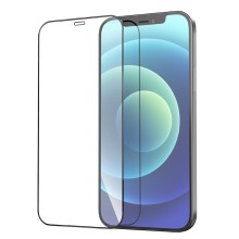 Tempered Glass Hoco G8 3D Full Screen Fine Edge Anti-Fall για Apple iPhone 12 Mini Μαύρο Σετ 10τεμ.
