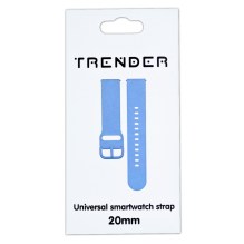Ανταλλακτικό Λουράκι Trender TR-SP20LBL Sport 20mm Universal Γαλάζιο