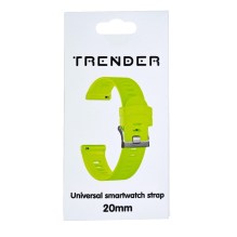 Ανταλλακτικό Λουράκι Trender TR-SL20GR Σιλικόνης 20mm Universal Πράσινο