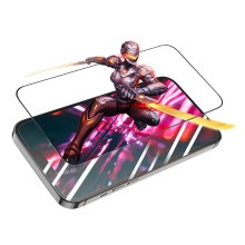Tempered Glass Hoco A32 Anti Reflective Dustproof 0.33mm για Apple iPhone 14 Plus 13 Pro Max Μαύρο
