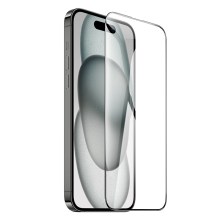 Tempered Glass Hoco Premium Series A37 120CC Large Arc Edges Dustproof 0.4mm 3D Anti-Static για Apple iPhone 15 iPhone 16