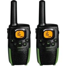 Walkie Talkie Sencor SMR 131 Σετ 2τεμ. με Yποδοχή Hands Free 2.5mm Εύρος Κάλυψης 7 km 3ΑΑΑ Μαύρο/Πράσινο