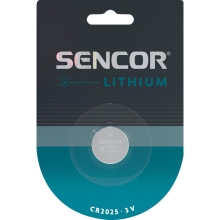 Μπαταρία Λιθίου Sencor SBA CR2025 3V 1τμχ