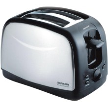 Φρυγανιέρα Sencor STS 2651 2 Θέσεων Stainless Steel 850W Ασημί
