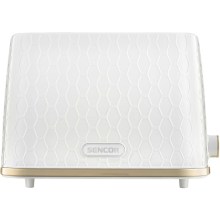 Φρυγανιέρα Sencor STS 7200WH 2 Θέσεων 930W 3D Pattern Design Λευκή