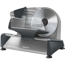 Ηλεκτρικός Κόφτης Τροφίμων Sencor SFS 4050SS Ισχύς 150W Πλάτος Κοπής έως 15mm