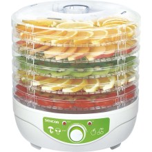 Αποξηραντής Τροφίμων Sencor SFD 790WH 5 Επιπέδων 250W Λευκός
