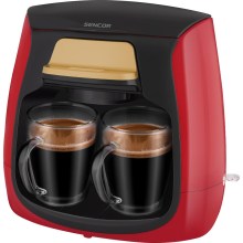 Καφετιέρα Φίλτρου Sencor SCE 2101RD 0.3L 500W Κόκκινη