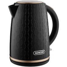 Βραστήρας με 3D Pattern Design 1,7lt 2200W Sencor SWK 7201BK Μαύρο