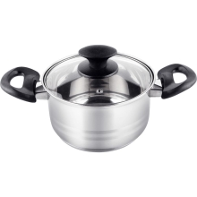 Κατσαρόλα LEGER SS 16x9,5cm 1,8lt Stainless Steel Lamart LTB1695 Ασημί