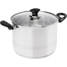 Κατσαρόλα LEGER 24X18cm 8lt Stainless Steel Lamart LTB2418 Ασημί