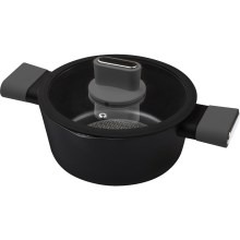 Κατσαρόλα POELE Αντικολλητικό Αλουμίνιο 20x9cm 2,4lt Lamart LT1224 Μαύρη