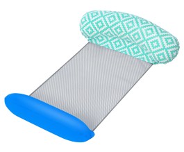 BESTWAY φουσκωτή καρέκλα θαλάσσης 43555, 145x87cm, βεραμάν/μπλε