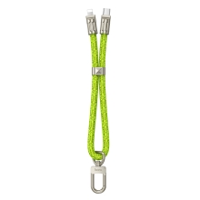 Hoco GH5 Καλώδιο Φόρτισης/Λουράκι Καρπού USB-C σε Lightning PD20W Braided Πράσινο 22cm