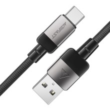 Καλώδιο Acefast C9-04 Μεταλλικό USB σε USB-C 3.0A Γρήγορη Φόρτιση Braided Μαύρο 1.2m