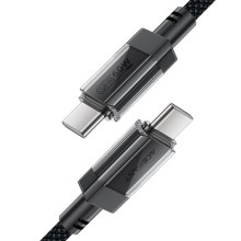 Καλώδιο Acefast C12-03 USB-C σε USB-C PD60W 3A Braided Μαύρο 1.2m