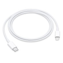Καλώδιο Σύνδεσης Leki Orange Concept USB-C σε Lightning  Λευκό 1m