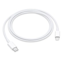 Καλώδιο Σύνδεσης Leki Orange Concept USB-C σε Lightning  Λευκό 1m