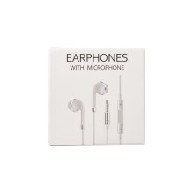 Hands Free Leki Orange Concept 3.5 mm Λευκά με Μικρόφωνο