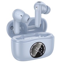 Wireless Hands Free Hoco EQ22 Singer TWS V5.4 400mAh με 7 Ώρες Λειτουργίας και Εναλλαγή Master/Slave Μπλε