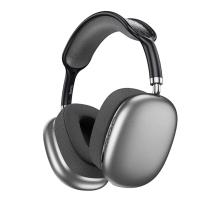 Wireless Ακουστικά Stereo Hoco. ESD15 Max Shadow V5.3 400mAh ANC με υποδοχή Micro SD, Μικρόφωνο και AUX Γκρι