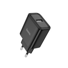Φορτιστής Ταξιδίου Hoco. DC72 River με USB-A 5V 2.1A Μαύρος