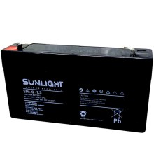 Μπαταρία Sunlight VRLA AGM SPA (6V 1.3Ah) 0.29 kg 23mm x 48mm x 97mm