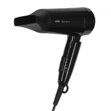 Σεσουάρ Μαλλιών Braun HD350 Satin Hair 3 Style & Go 1600W με 2 Επίπεδα Θέρμανσης Μαύρο