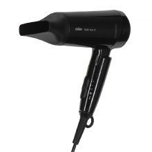 Σεσουάρ Μαλλιών Braun HD350 Satin Hair 3 Style & Go 1600W με 2 Επίπεδα Θέρμανσης Μαύρο