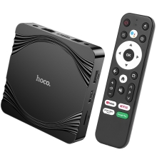 TV Box Hoco. DQ10 Navio 4K UHD 60Fps με WiFi RJ45 4GB RAM+32GB ROM v5.0 Android 12 Δεν είναι συμβατό με Cosmote TV και Netflix.