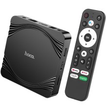 TV Box Hoco. DQ10 Navio 4K UHD 60Fps με WiFi RJ45 4GB RAM+32GB ROM v5.0 Android 12 Δεν είναι συμβατό με Cosmote TV και Netflix.