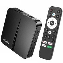 TV Box Hoco. DQ09 Barco 4K UHD 60Fps με WiFi RJ45 4GB RAM + 64GB ROM v5.0 Android 12 Δεν είναι συμβατό με Cosmote TV και Netflix
