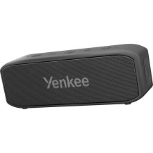 Φορητό Ηχείο Wireless Yenkee YSP 3010BK Mini BT v5.3 TWS 2400mAh 20W με USB-C SD CARD  3.5mm Μαύρο