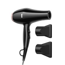 Σεσουάρ Μαλλιών Ταξιδίου Hoco HP17 1650W με 2 Επίπεδα Ισχύος και 3 Επίπεδα Θερμοκρασίας 19000 Rpm Μαύρο