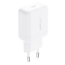Φορτιστής Ταξιδίου Acefast A130 Fast Charging USB-C PD20W 3.0A Λευκός