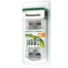 Φορτιστής Μπαταριών Panasonic BQ-CC15 Universal 4 Θέσεων με Αυτόματη Διακοπή και Γρήγορη Φόρτιση 6hr Συμβατός με Μπαταρίες AA/AAA/C/D/9V